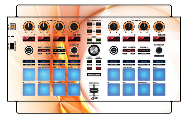 Pioneer DJ DDJ SP 1 Skin Orange Swirl